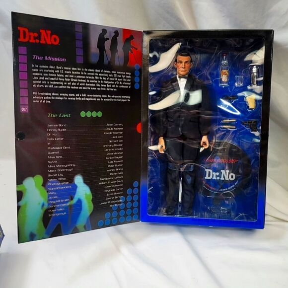 Rare Dr. No -James Bond 1962 Movie 12 inch Action figure